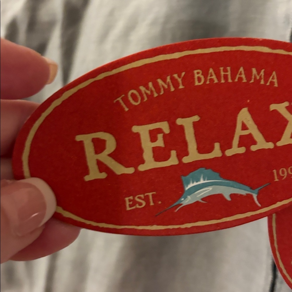 Tommy Bahama on the beach Men’s relax linen Sagebrush drawstring waist. 1X NWT - Picture 3 of 7